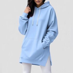 The Warmy Blue Hooded Sweatshirt NWT